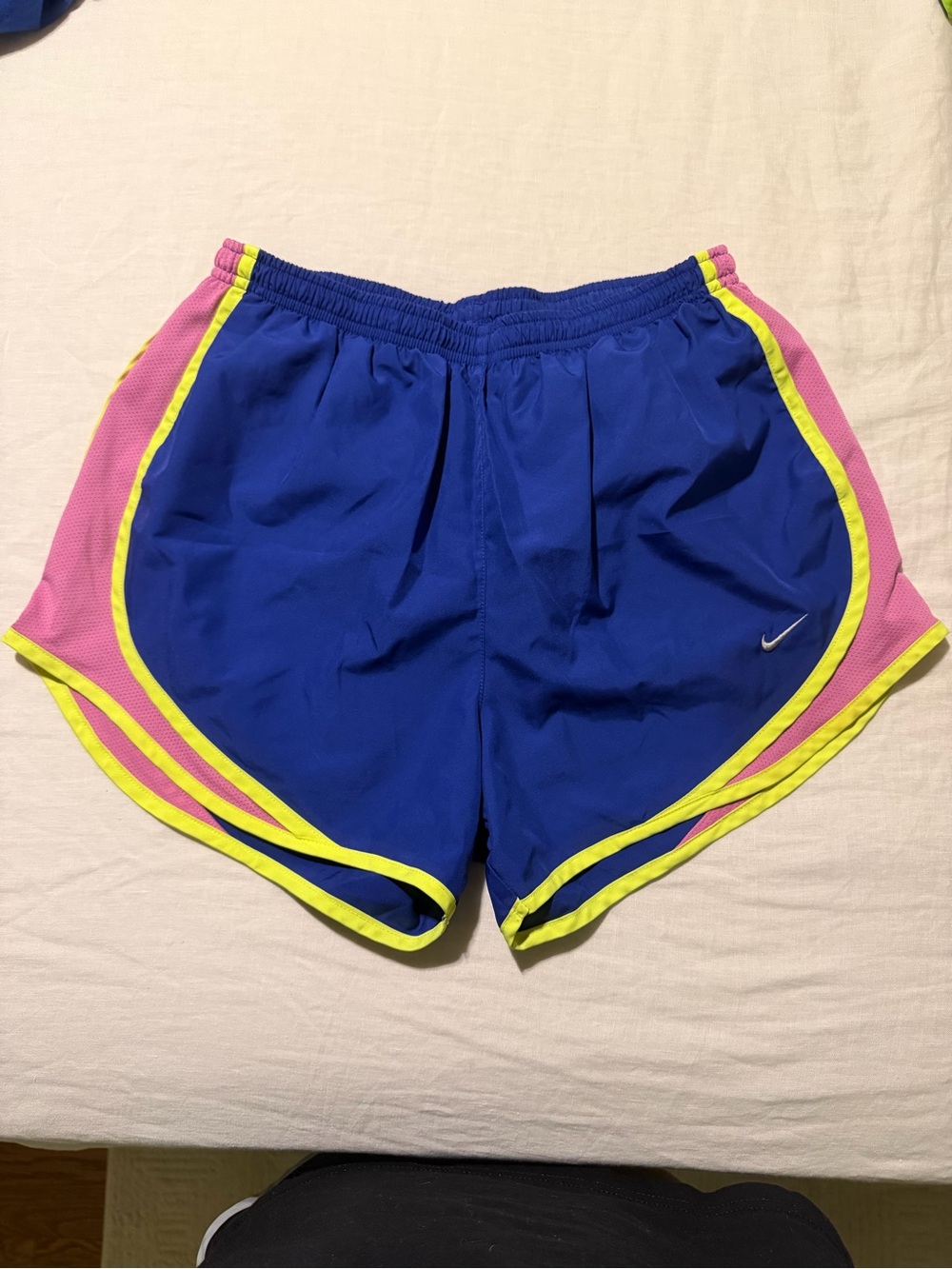 Nike Dri-Fit Athletic Women's Shorts with Pink & Neon Trim